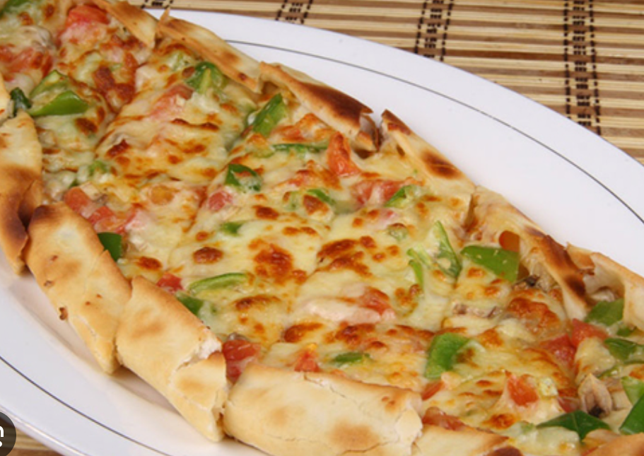 Sebzeli Kaşarlı Pide